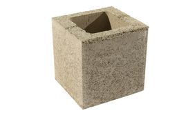 MODERN kerítéskő natúr félkő 20x20x20 beige