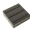 Taktilis vezetőkő bordás carbon 20x20x6 cm