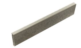 Quartz kerti szegélykő (20 cm magas)-szürke
