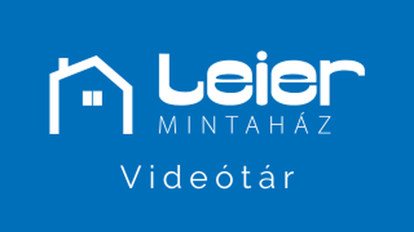 Épül a Leier Mintaház – videótár