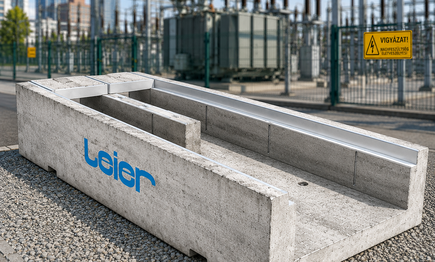 Előregyártott beton energetikai infrastruktúra