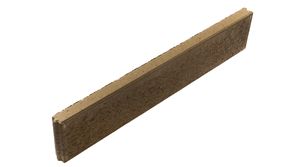 Quartz kerti szegélykő (20 cm magas)-mokka