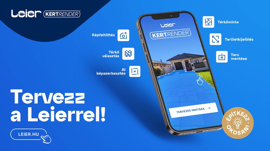 A jövőbe lát a Leier új, AI-os Térkőtervező alkalmazása?